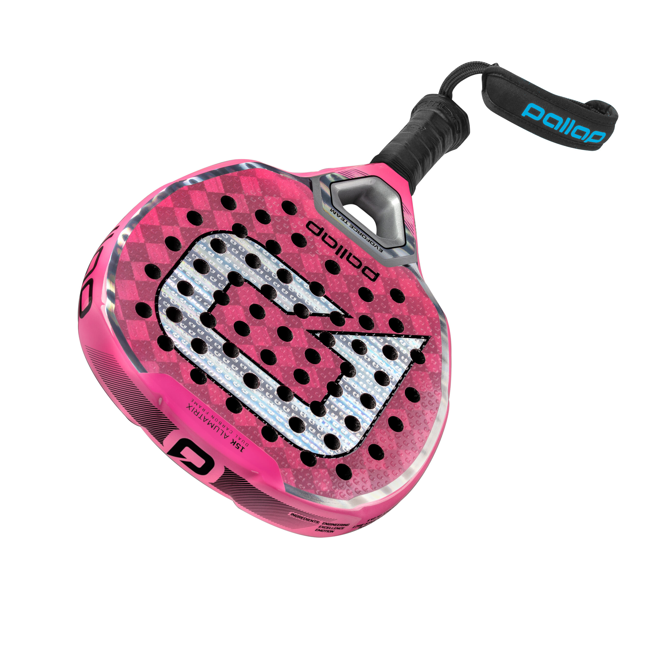 Pala de Pádel Evoforce Team Pink Pallap Carbono 15K - Imagen 4